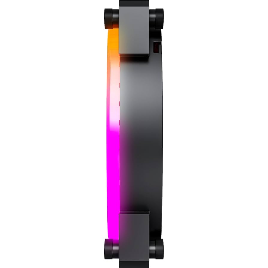 Amazon.co.jp: Montech RX140 PWM BLACK ARGB リバースファン
